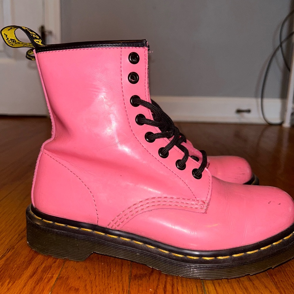 Pink Dr. Martens